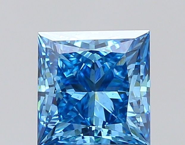 Loose Diamond - PRINCESS 1.16ct Fancy Vivid Blue VS2: Loose Diamond - PRINCESS 1.16ct Fancy Vivid Blue VS2 Source: This is a real non-mined Diamond that has been grown in a lab Shape: PRINCESS Carats: 1.16 Color: Fancy Vivid Blue Certification: IGI PLEAS