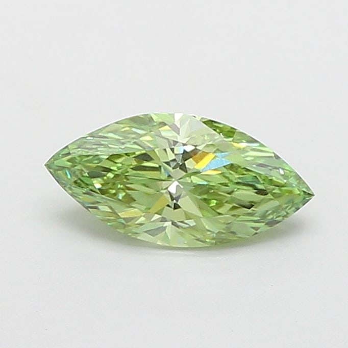 Loose Diamond - MARQUISE 0.98ct Fancy Vivid Green VVS2: Loose Diamond - MARQUISE 0.98ct Fancy Vivid Green VVS2 Source: This is a real non-mined Diamond that has been grown in a lab Shape: MARQUISE Carats: 0.98 Color: Fancy Vivid Green Certification: IGI Vi