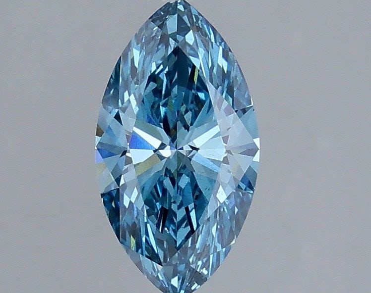 Loose Diamond - MARQUISE 1.22ct Fancy Vivid Blue VS2: Loose Diamond - MARQUISE 1.22ct Fancy Vivid Blue VS2 Source: This is a real non-mined Diamond that has been grown in a lab Shape: MARQUISE Carats: 1.22 Color: Fancy Vivid Blue Certification: IGI Video
