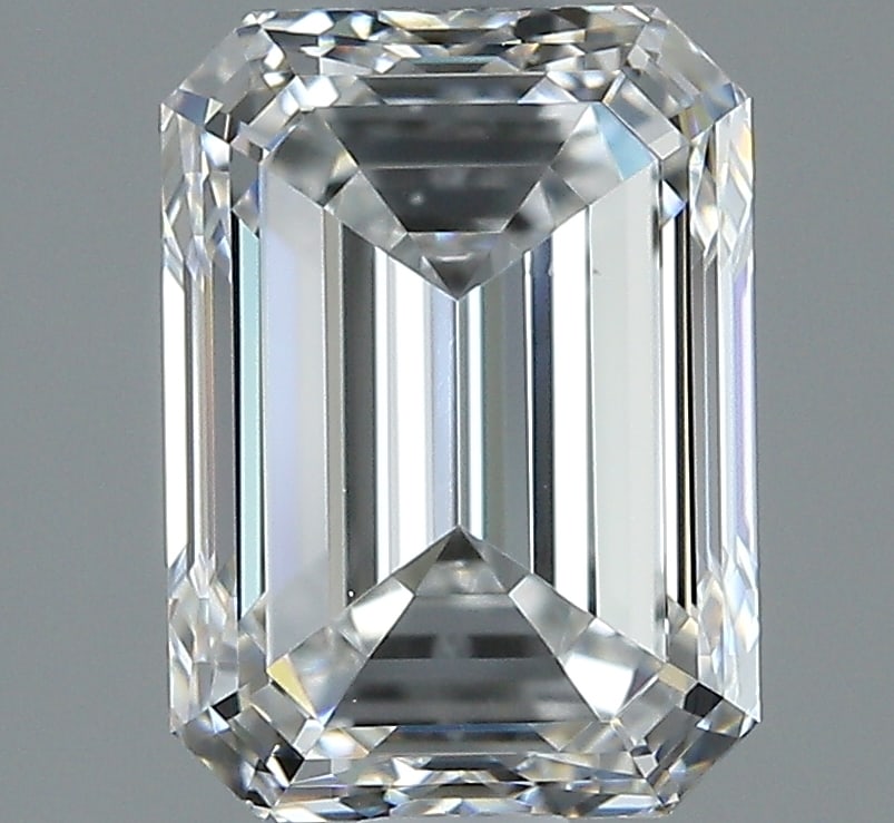 Loose Diamond - EMERALD 2.01ct F VS1: Loose Diamond - EMERALD 2.01ct F VS1 Source: Natural Mined Diamond Shape: EMERALD Carats: 2.01 Color: F Clarity: VS1 Certification: GIA Condition: Pre-Owned PLEASE NOTE: Framed, Large, or heavy items 