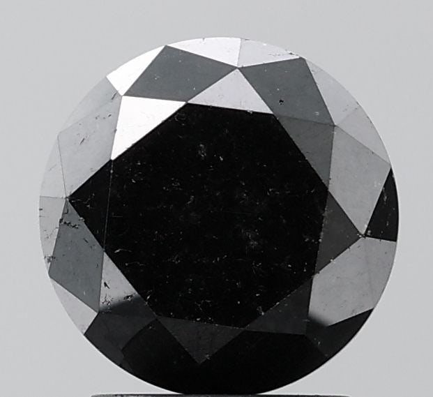 Loose Diamond - ROUND 2.94ct Fancy Black VS2 (1 of 1)