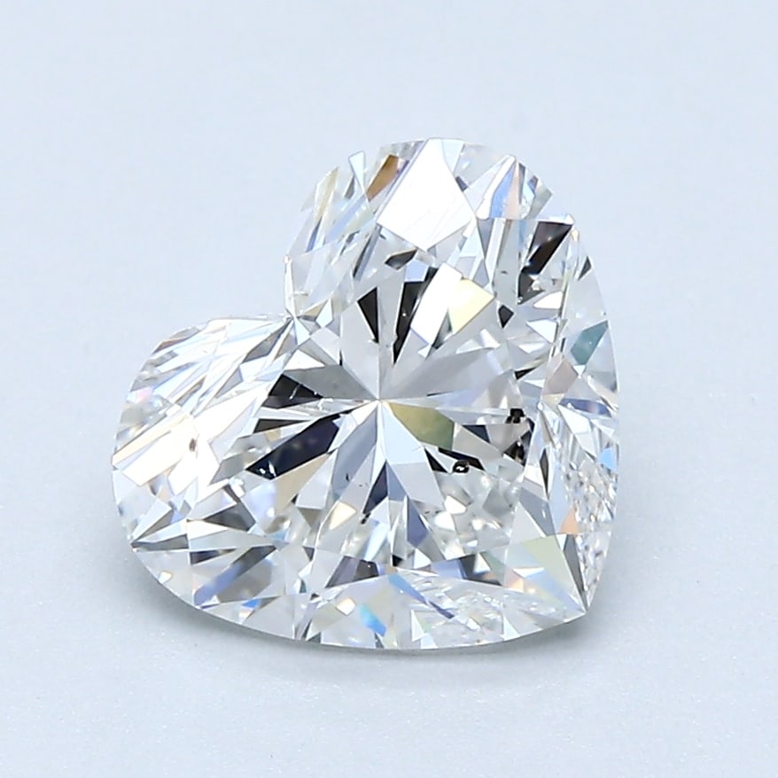 Loose Diamond - HEART 2.01ct E SI1: Loose Diamond - HEART 2.01ct E SI1 Source: Natural Mined Diamond Shape: HEART Carats: 2.01 Color: E Clarity: SI1 Certification: GIA Condition: Pre-Owned PLEASE NOTE: Framed, Large, or heavy items do n