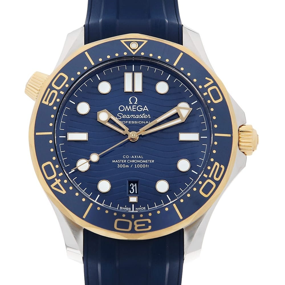 OMEGA Seamaster Diver 300M Men's Co-Axial Chronometer Watch 210.22.42.20.03.001: OMEGA Seamaster Diver 300M Men's Co-Axial Chronometer Watch 210.22.42.20.03.001 This is an OMEGA Seamaster Diver 300M Co-Axial Master Chronometer wristwatch designed for men. Swiss-made and crafted wi