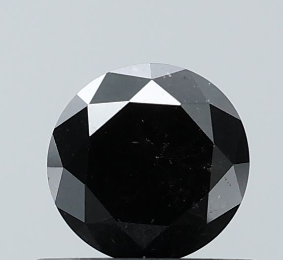Loose Diamond - ROUND 0.69ct Fancy Black VVS2: Loose Diamond - ROUND 0.69ct Fancy Black VVS2 Source: Natural Shape: ROUND Carats: 0.69 Color: Fancy Black Certification: NONE Video: