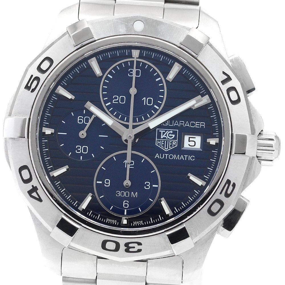 TAG Heuer Aquaracer CAP2112 Automatic Chronograph Men's Watch: TAG Heuer Aquaracer CAP2112 Automatic Chronograph Men's Watch This TAG Heuer Aquaracer CAP2112 is a men's automatic chronograph wristwatch featuring a stainless steel case and bracelet. The watch has 