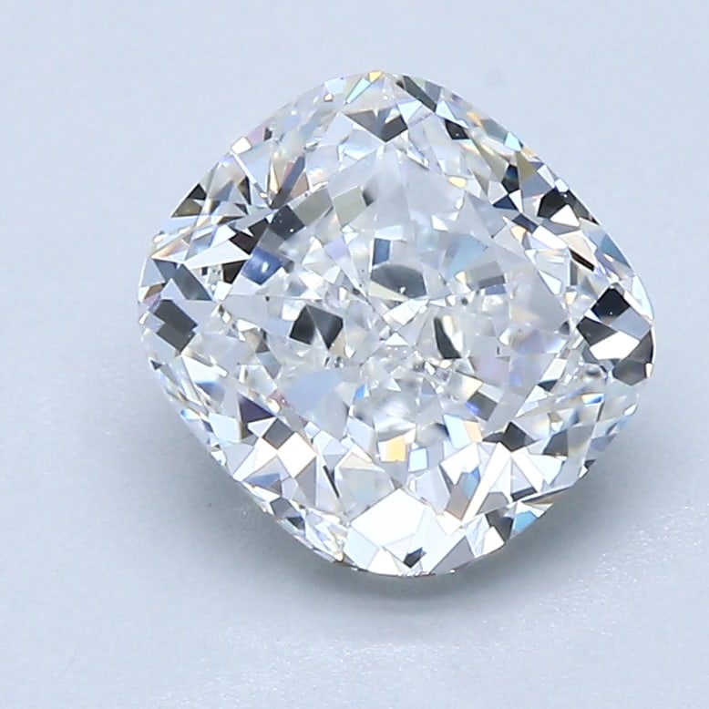 Loose Diamond - CUSHION 2.01ct F VS2: Loose Diamond - CUSHION 2.01ct F VS2 Source: Natural Mined Diamond Shape: CUSHION Carats: 2.01 Color: F Clarity: VS2 Certification: GIA Condition: Pre-Owned PLEASE NOTE: Framed, Large, or heavy items 