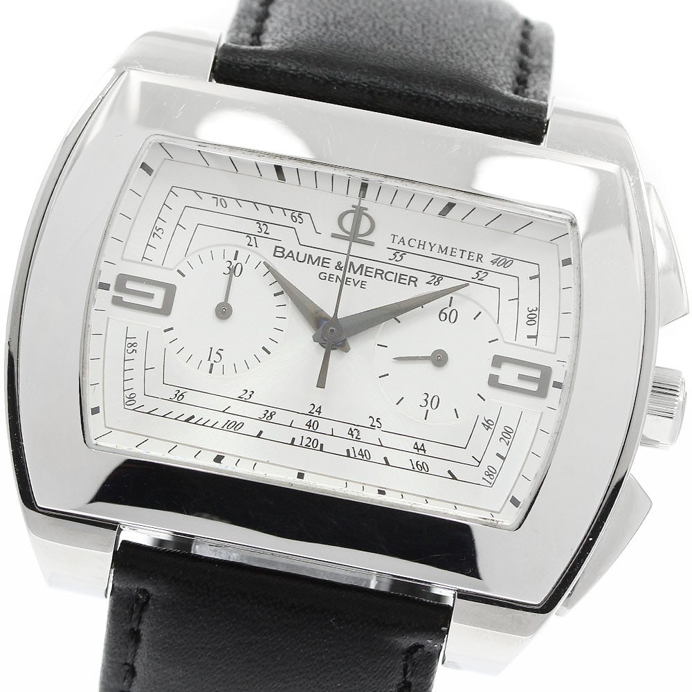 Baume Mercier Hampton City June 65430 Mens Chronograph Wristwatch: Baume Mercier Hampton City June 65430 Mens Chronograph Wristwatch Pre-owned BAUME&MERCIER Hampton City JUNE chronograph men's wristwatch made in Switzerland. Specifications Brand: BAUME&MERCIER Model: