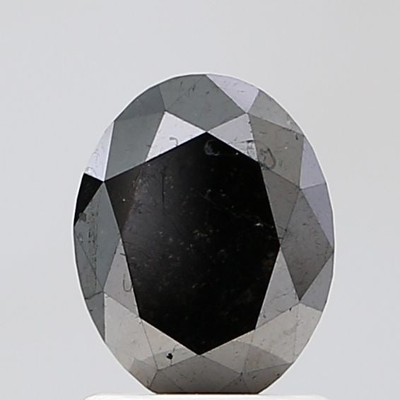 Loose Diamond - OVAL 1.46ct Black VVS2: Loose Diamond - OVAL 1.46ct Black VVS2 Source: Natural Shape: OVAL Carats: 1.46 Color: Black Certification: NONE Video: