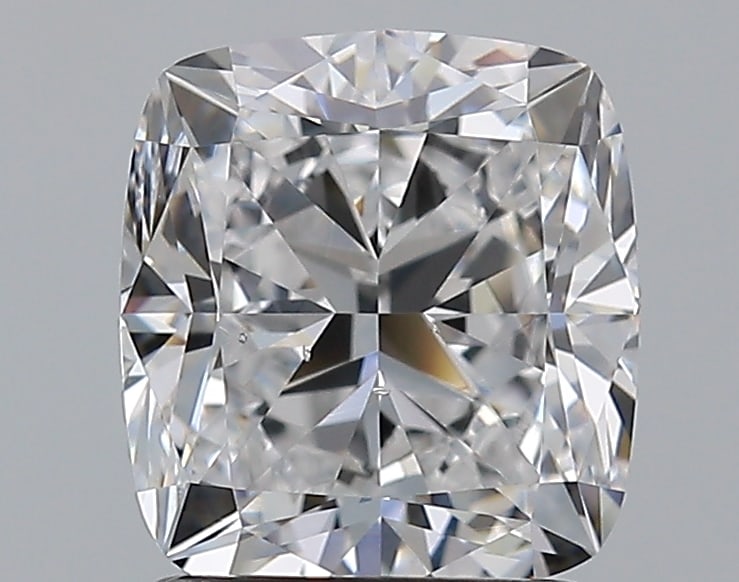 Loose Diamond - CUSHION 2.01ct D SI1: Loose Diamond - CUSHION 2.01ct D SI1 Source: Natural Mined Diamond Shape: CUSHION Carats: 2.01 Color: D Clarity: SI1 Certification: GIA Condition: Pre-Owned PLEASE NOTE: Framed, Large, or heavy items 