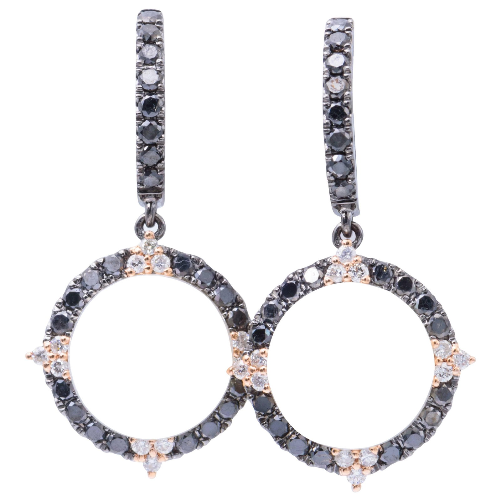 Harbor Diamonds 18K Gold Black Diamond South Sea Pearl Dangle Earrings: Harbor Diamonds 18K Gold Black Diamond South Sea Pearl Dangle Earrings Elevate your style with these stunning dangle earrings featuring luxurious South Sea pearls and striking black diamonds. Crafted 