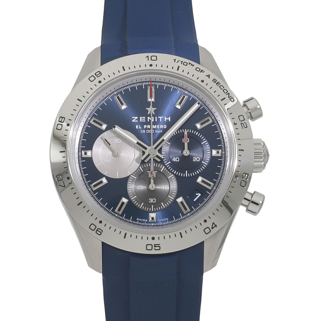 Zenith Chronomaster Sport 03.3114.3600 51.R950 Automatic Steel Watch: Zenith Chronomaster Sport 03.3114.3600 51.R950 Automatic Steel Watch This Zenith Chronomaster Sport 03.3114.3600/51.R950 men's wristwatch features a robust stainless steel case and a striking metallic