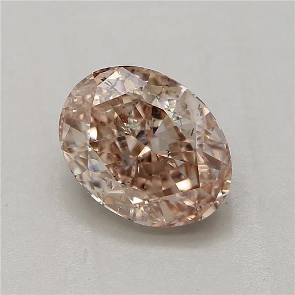 Loose Diamond - OVAL 1.0ct Fancy Light Pinkish Brown SI2 (1 of 1)