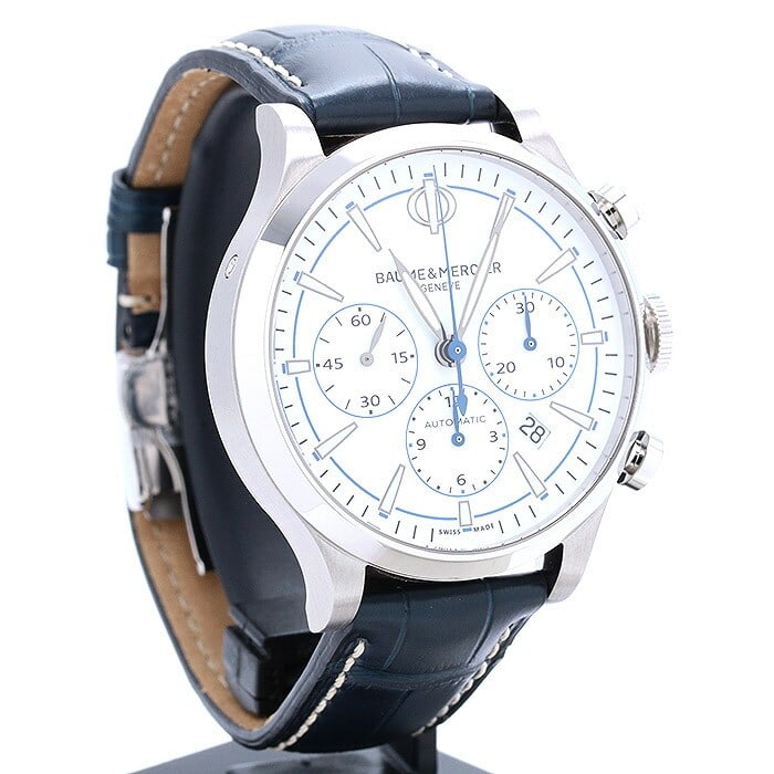 BAUME & MERCIER Capeland Chronograph Limited Edition M0A10437 Automatic Watch: BAUME & MERCIER Capeland Chronograph Limited Edition M0A10437 Automatic Watch Introducing the BAUME & MERCIER Capeland Chronograph Japan Limited Edition M0A10437, a stunning wristwatch that combines e