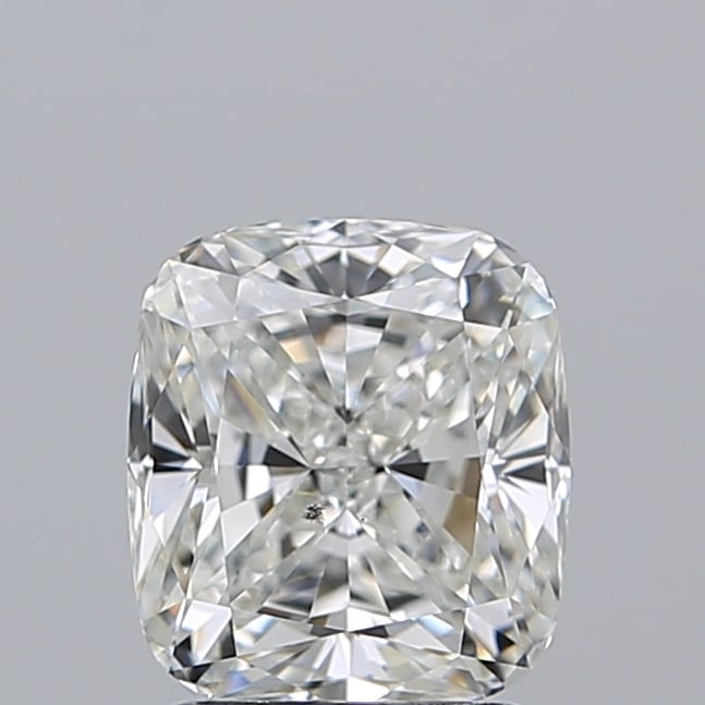 Loose Diamond - CUSHION 2.01ct G SI1: Loose Diamond - CUSHION 2.01ct G SI1 Source: Natural Mined Diamond Shape: CUSHION Carats: 2.01 Color: G Clarity: SI1 Certification: GIA Condition: Pre-Owned PLEASE NOTE: Framed, Large, or heavy items 