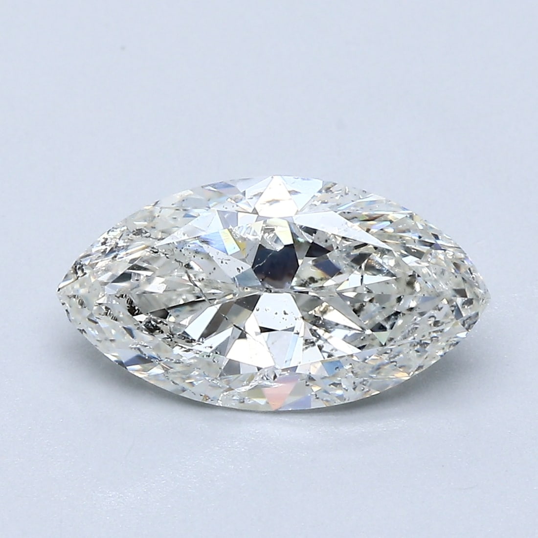 Loose Diamond - MARQUISE 2.14ct I I1: Loose Diamond - MARQUISE 2.14ct I I1 Source: Natural Mined Diamond Shape: MARQUISE Carats: 2.14 Color: I Clarity: I1 Certification: GIA Condition: Pre-Owned PLEASE NOTE: Framed, Large, or heavy items 