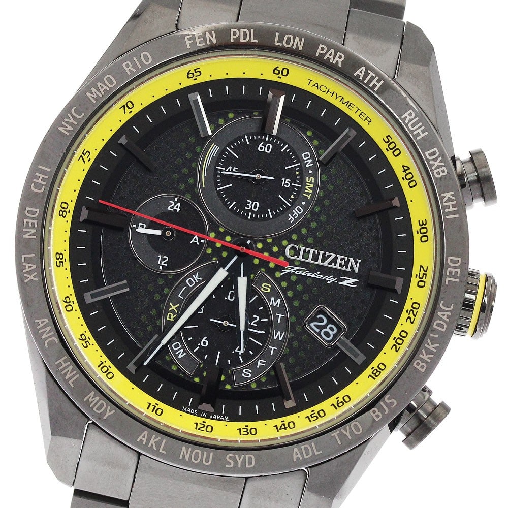Citizen Attesa NISSAN FAIRLADY Z limited edition titanium solar radio watch (1 of 7)