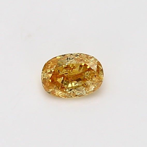 Loose Diamond - OVAL 0.26ct Fancy Vivid Yellow Orange: Loose Diamond - OVAL 0.26ct Fancy Vivid Yellow Orange Source: Natural Shape: OVAL Carats: 0.26 Color: Fancy Vivid Yellow Orange Certification: GIA Video: