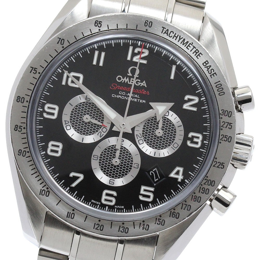 OMEGA Speedmaster Broad Arrow automatic chronograph 44mm black silver dial (1 of 6)