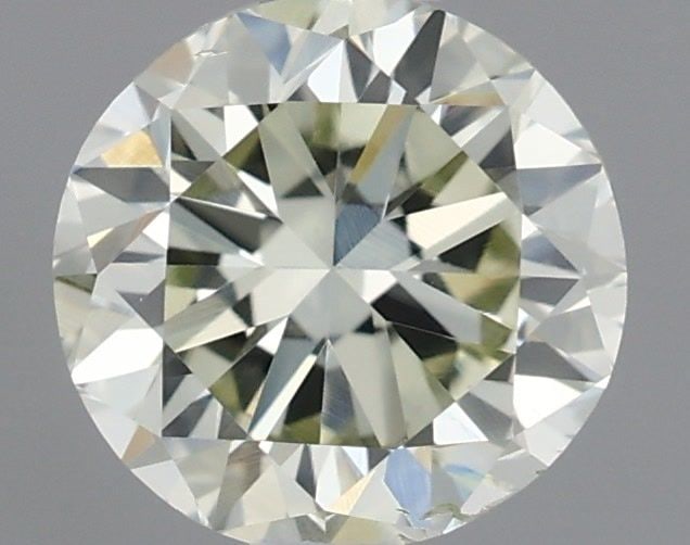 Loose Diamond - ROUND 0.71ct Light Green Yellow