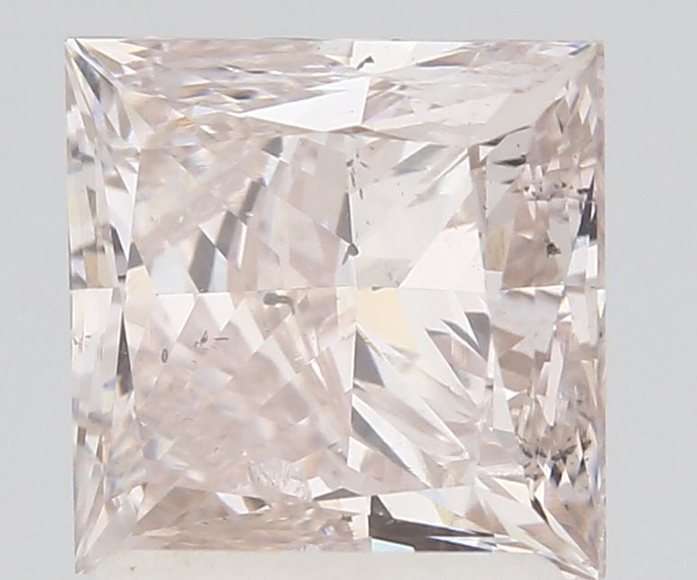 Loose Diamond - PRINCESS 2.01ct Fancy Light Pinkish Brown I1 (1 of 1)