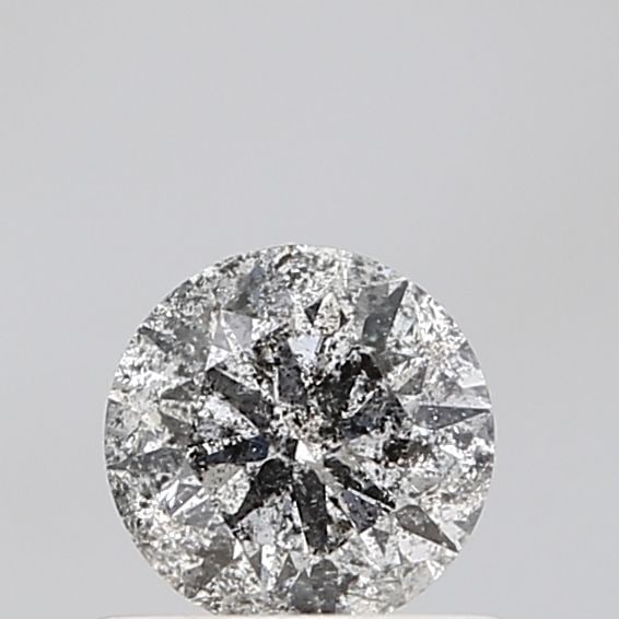 Loose Diamond - ROUND 0.58ct Salt and Pepper VVS2