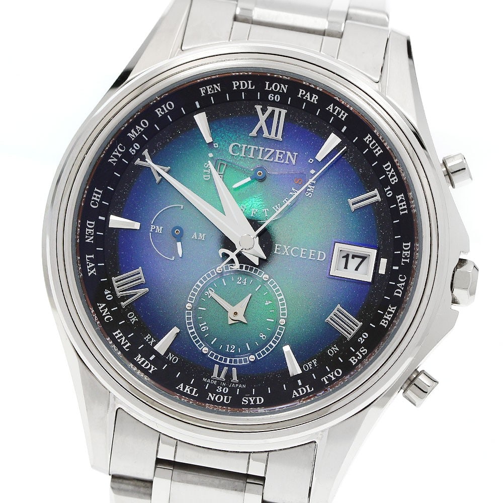 Citizen Exceed H820-000F901 AT9130-77L mens wristwatch: Citizen Exceed H820-000F901 AT9130-77L mens wristwatch Citizen AT9130-77L/H820-000F901 Exceed Perpetual Calendar men's wristwatch. Made in Japan and offered in pre-owned condition. Specifications Bran