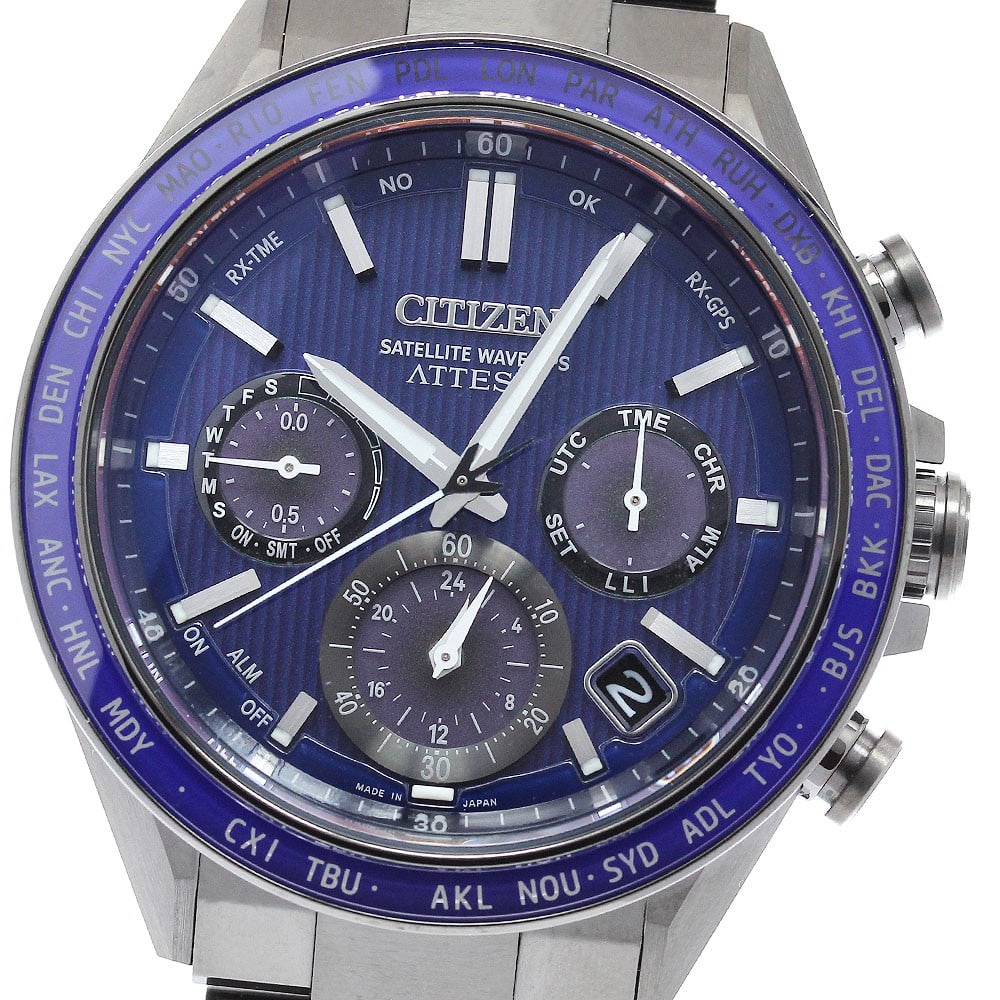 Citizen Attesa ACT Line F950-0029S09 Mens Eco-Drive Wristwatch: Citizen Attesa ACT Line F950-0029S09 Mens Eco-Drive Wristwatch Citizen Attesa ACT Line Eco-Drive men's wristwatch, model CC4059-64L/F950-0029S09. This pre-owned watch is from Japan and is identified a
