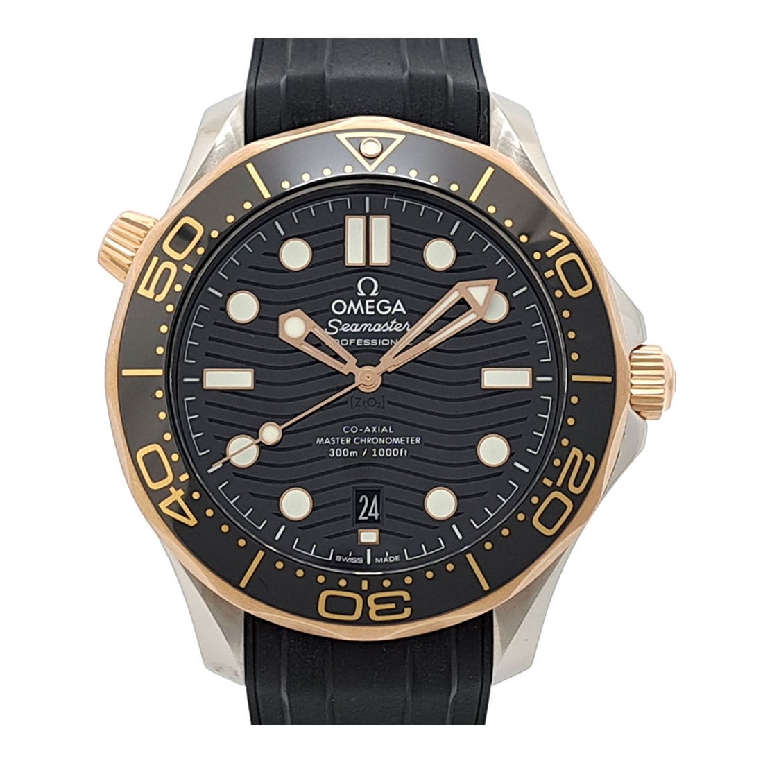OMEGA men's Seamaster 300M Diver wristwatch 210.22.42.20.01.002: OMEGA men's Seamaster 300M Diver wristwatch 210.22.42.20.01.002 This is a pre-owned OMEGA Seamaster Diver 300M 210.22.42.20.01.002 men's wristwatch, crafted in Switzerland. The watch is designed speci