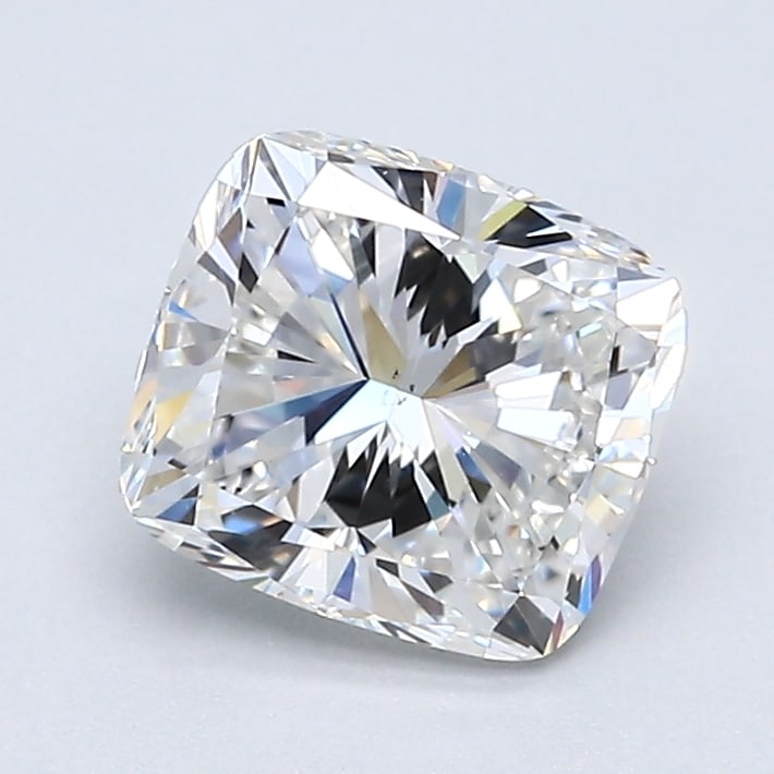 Loose Diamond - CUSHION 1.3ct G VS2: Loose Diamond - CUSHION 1.3ct G VS2 Source: Natural Mined Diamond Shape: CUSHION Carats: 1.3 Color: G Clarity: VS2 Certification: GIA Condition: Pre-Owned PLEASE NOTE: Framed, Large, or heavy items do