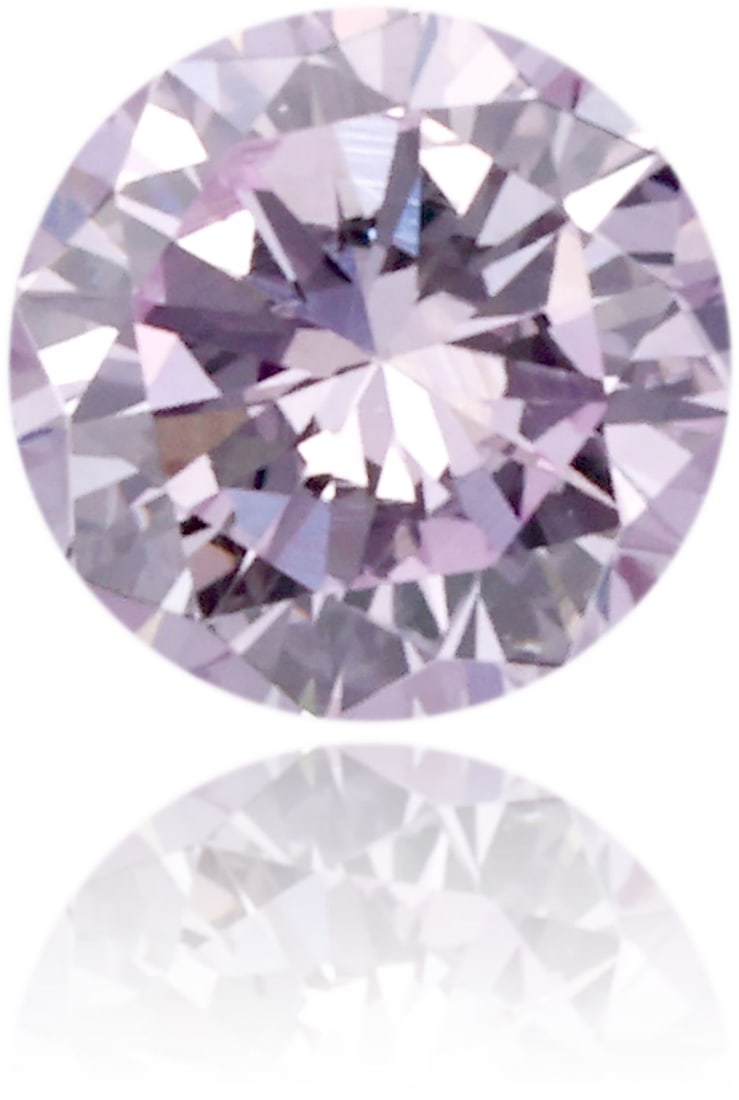 Loose Diamond - ROUND 0.17ct Fancy Pinkish Purple SI1