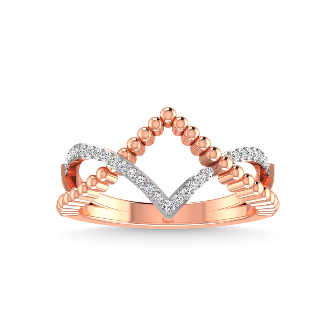 10K White Gold Diamond 1/6 Ct.Tw. Fashion Ring: 10K White Gold Diamond 1/6 Ct.Tw. Fashion Ring 10k Rose Gold Stone Color: G-h Stone Clarity: I2 Each ring is presented in standard size 6.5. Complimentary resizing is available between sizes 510 (in 1