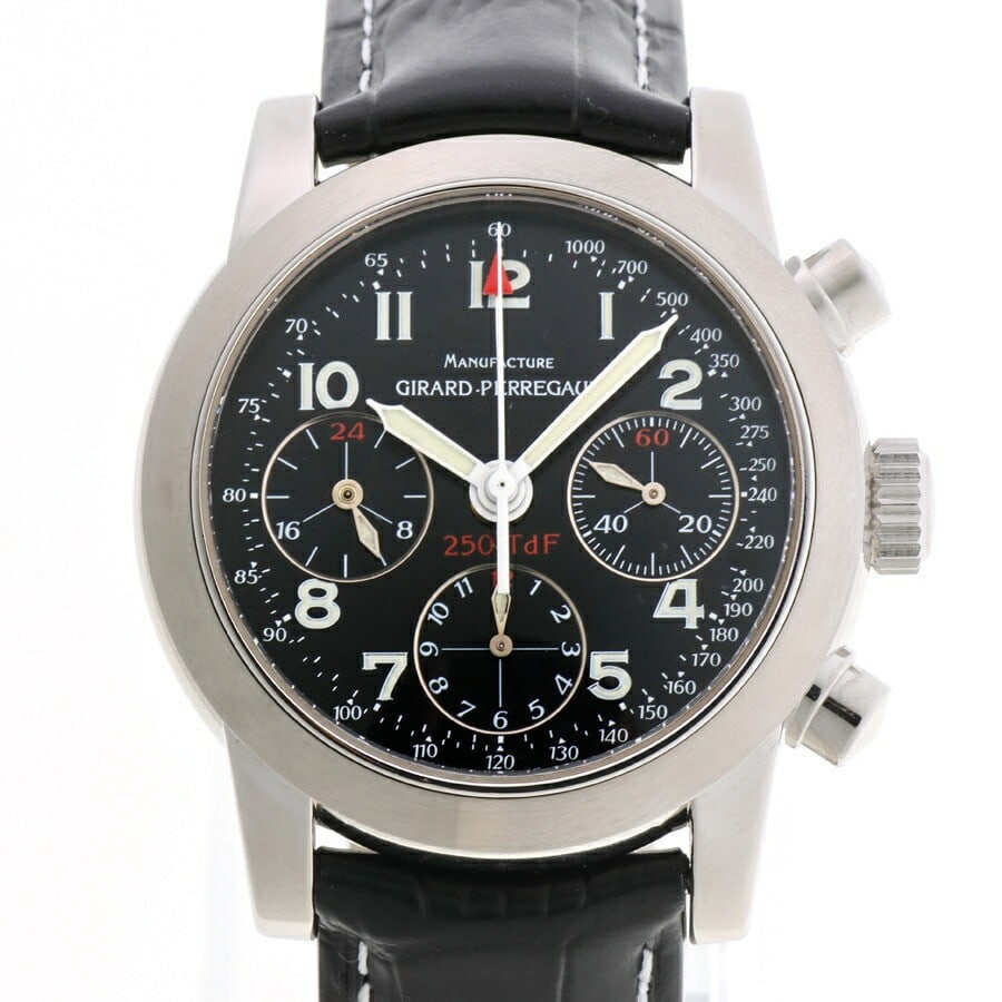 Girard-Perregaux Ferrari 250GT TdF 8090 Automatic Chronograph Watch: Girard-Perregaux Ferrari 250GT TdF 8090 Automatic Chronograph Watch This Girard Perregaux Ferrari 250 GT TdF 8090 men's wristwatch is a limited edition timepiece, with only 2,000 pieces produced