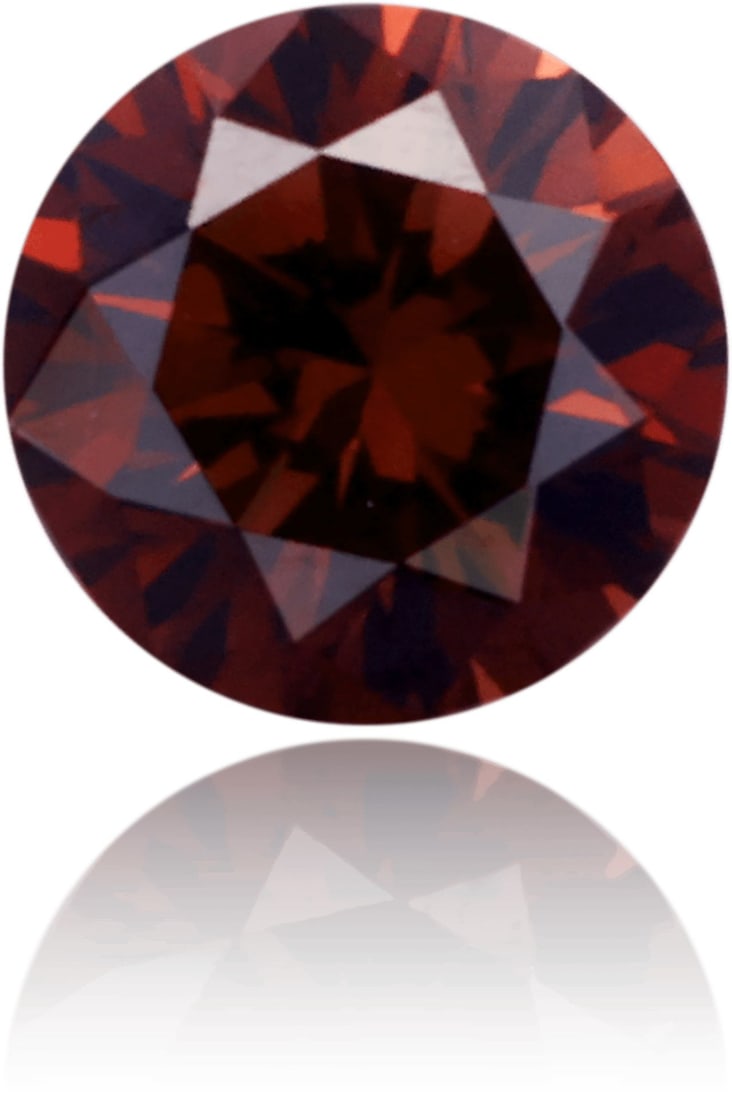 Loose Diamond - ROUND 0.11ct Fancy Deep Brown VS2