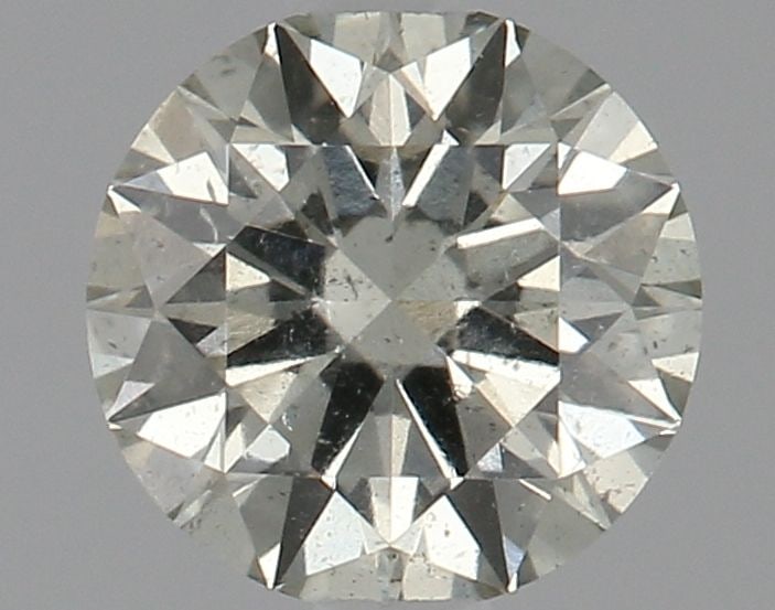 Loose Diamond - ROUND 0.5ct Fancy Grayish Yellowish Green I1