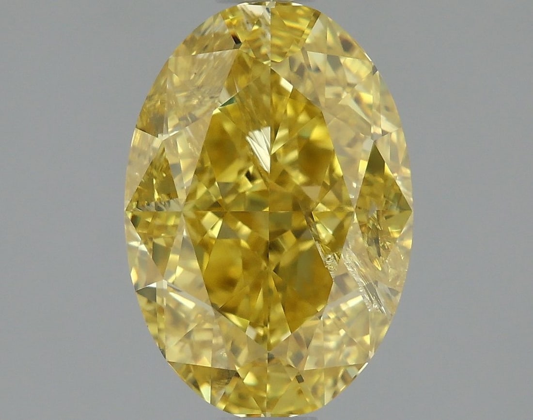 Loose Diamond - OVAL 1.51ct Fancy Deep Yellow I2: Loose Diamond - OVAL 1.51ct Fancy Deep Yellow I2 Source: Natural Shape: OVAL Carats: 1.51 Color: Fancy Deep Yellow Certification: GIA Video: