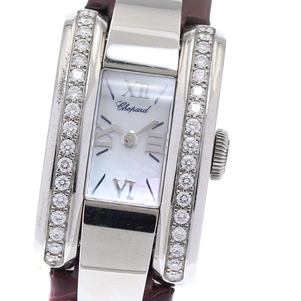 Chopard Lastrada 41/8445-20 Womens Quartz Watch Diamond Bezel: Chopard Lastrada 41/8445-20 Womens Quartz Watch Diamond Bezel Pre-owned Chopard Lastrada women's wristwatch with a quartz movement and diamond bezel. The watch is identified as model 41/8445-20 and is
