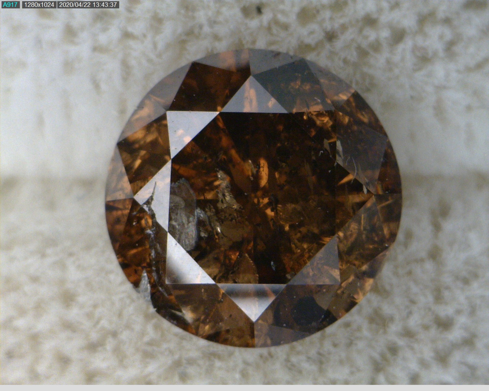 Loose Diamond - ROUND 1.59ct Fancy Dark Brown I2: Loose Diamond - ROUND 1.59ct Fancy Dark Brown I2 Source: Natural Shape: ROUND Carats: 1.59 Color: Fancy Dark Brown Certification: NONE PLEASE NOTE: Framed, Large, or heavy items do not have shipping c