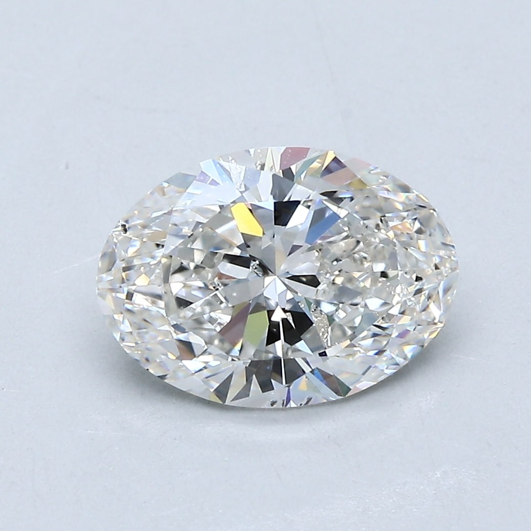 Loose Diamond - OVAL 2.02ct G SI2: Loose Diamond - OVAL 2.02ct G SI2 Source: Natural Mined Diamond Shape: OVAL Carats: 2.02 Color: G Clarity: SI2 Certification: GIA Condition: Pre-Owned PLEASE NOTE: Framed, Large, or heavy items do not