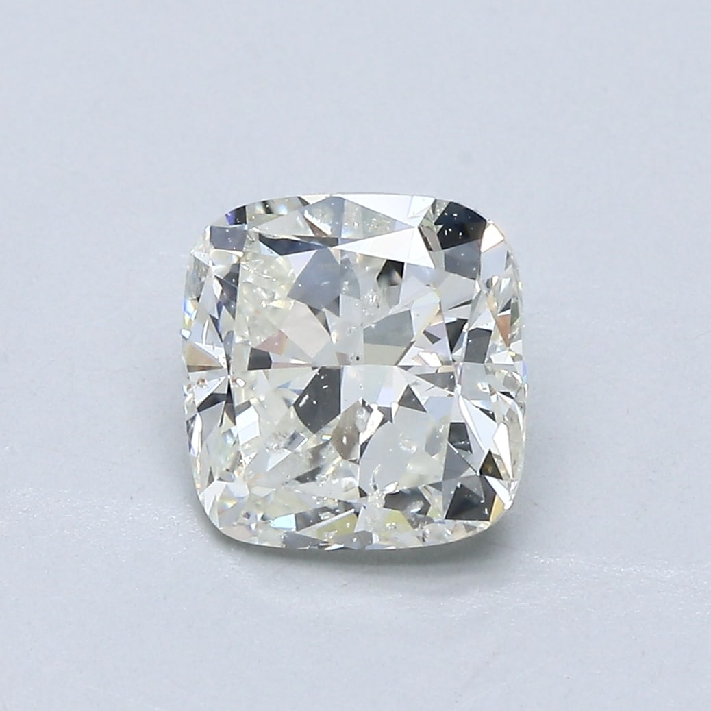 Loose Diamond - CUSHION 2.01ct K I1: Loose Diamond - CUSHION 2.01ct K I1 Source: Natural Mined Diamond Shape: CUSHION Carats: 2.01 Color: K Clarity: I1 Certification: GIA Condition: Pre-Owned PLEASE NOTE: Framed, Large, or heavy items do