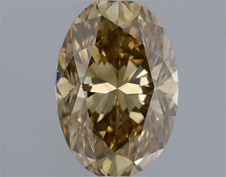 Loose Diamond - OVAL 0.77ct Fancy Brown Yellow: Loose Diamond - OVAL 0.77ct Fancy Brown Yellow Source: Natural Shape: OVAL Carats: 0.77 Color: Fancy Brown Yellow Certification: GIA Video: