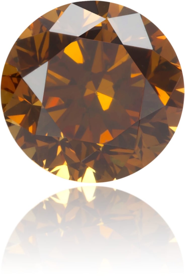 Loose Diamond - ROUND 0.33ct Fancy Deep Orange I1: Loose Diamond - ROUND 0.33ct Fancy Deep Orange I1 Source: Natural Shape: ROUND Carats: 0.33 Color: Fancy Deep Orange Certification: GIA PLEASE NOTE: Framed, Large, or heavy items do not have shipping 
