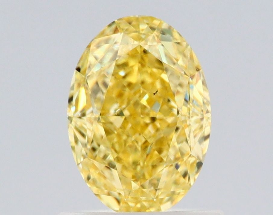 Loose Diamond - OVAL 1.01ct Fancy Intense Yellow VS2: Loose Diamond - OVAL 1.01ct Fancy Intense Yellow VS2 Source: Natural Shape: OVAL Carats: 1.01 Color: Fancy Intense Yellow Certification: GIA Video: