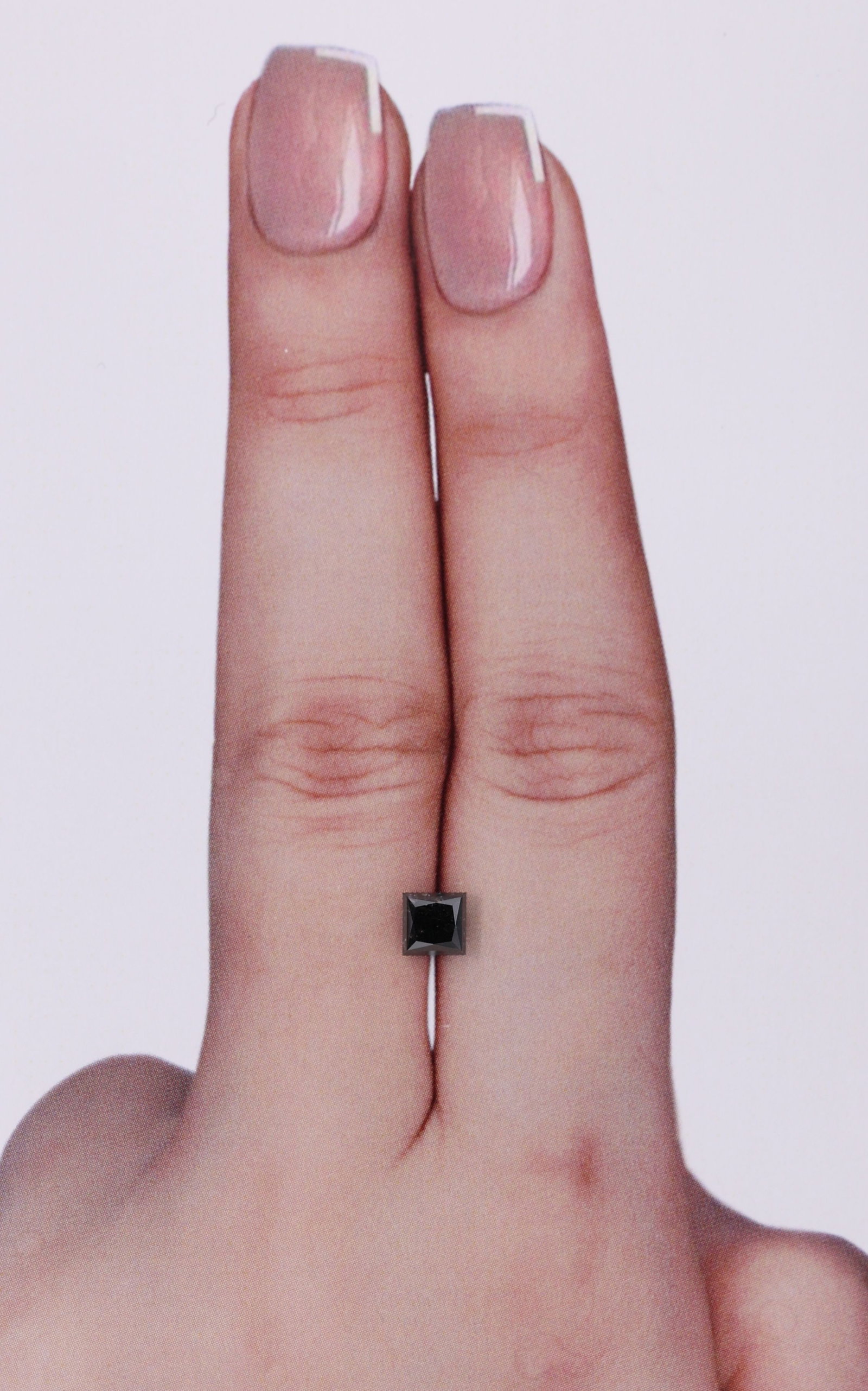 Loose Diamond - PRINCESS 0.68ct Fancy Black VVS2: Loose Diamond - PRINCESS 0.68ct Fancy Black VVS2 Source: Natural Shape: PRINCESS Carats: 0.68 Color: Fancy Black Certification: GIA Video: