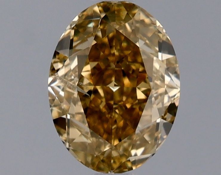 Loose Diamond - OVAL 1.08ct Fancy Deep Brownish Yellow SI2: Loose Diamond - OVAL 1.08ct Fancy Deep Brownish Yellow SI2 Source: Natural Shape: OVAL Carats: 1.08 Color: Fancy Deep Brownish Yellow Certification: GIA Video: