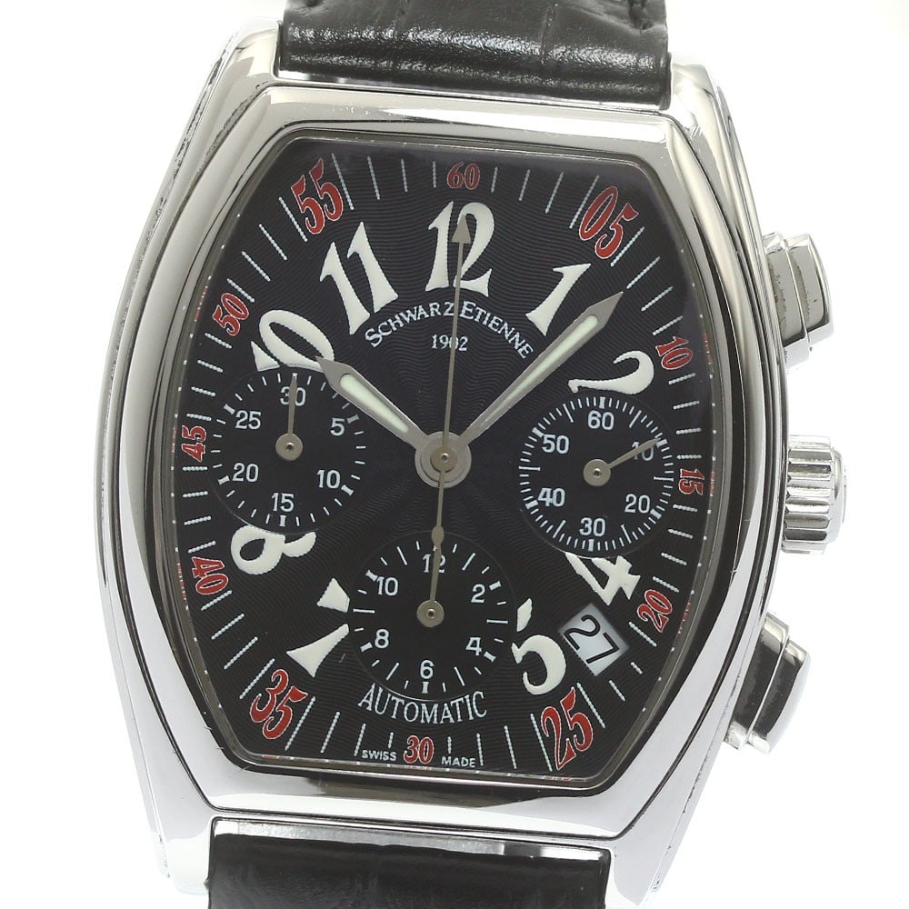 Mens Chronograph Date Wristwatch SCHWARZ-ETIENNE Villeroy 785401 (1 of 6)