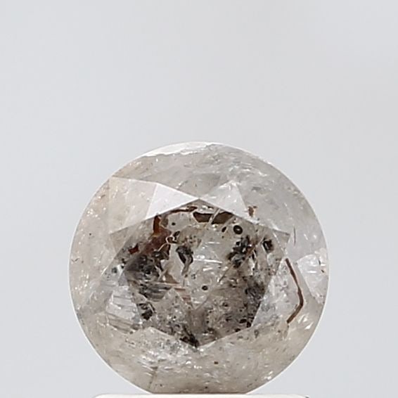Loose Diamond - ROUND 1.38ct Salt and Pepper VS1