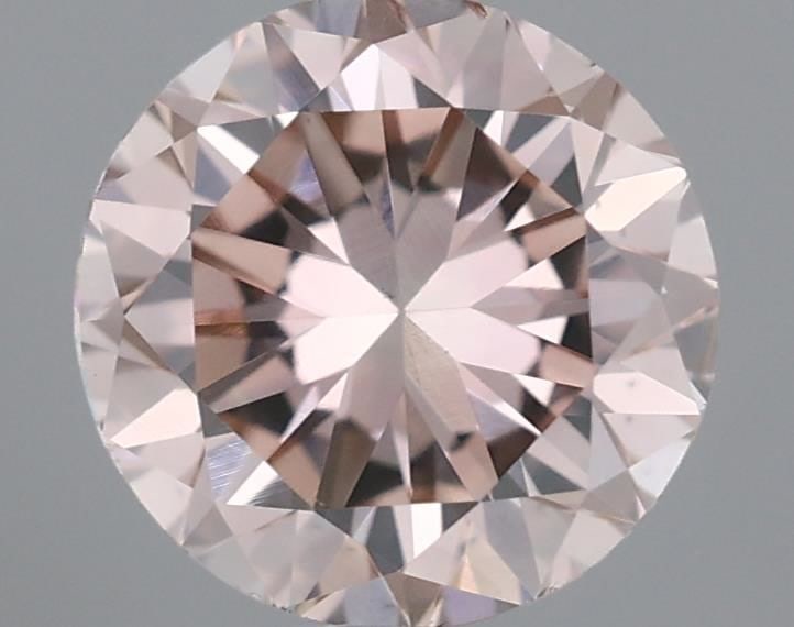 Loose Diamond - ROUND 0.47ct Fancy Brown Pink VS2
