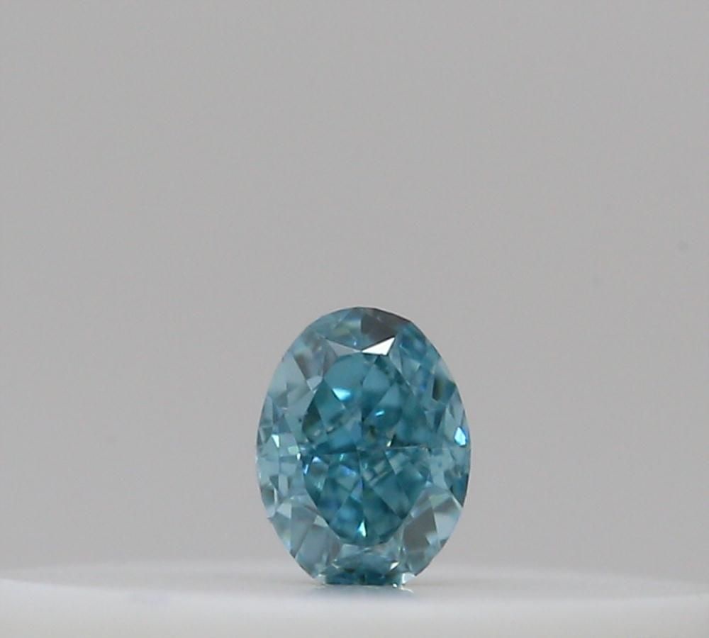 Loose Diamond - OVAL 0.03ct Fancy Intense Green Blue: Loose Diamond - OVAL 0.03ct Fancy Intense Green Blue Source: Natural Shape: OVAL Carats: 0.03 Color: Fancy Intense Green Blue Certification: GIA Video: