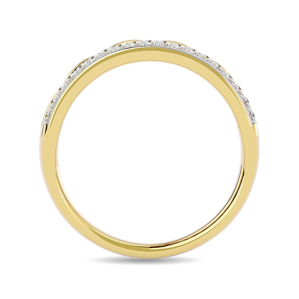 Diamond 1/8 Ct.tw Stackable Ring in 14K Yellow Gold - 4