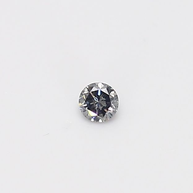 Loose Diamond - ROUND 0.06ct Fancy Gray Blue VS2